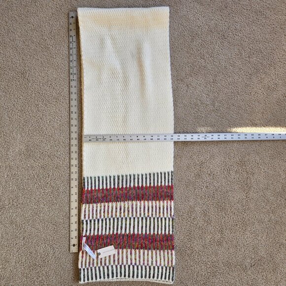 NWT Anthro Scarf Thick Colorful - Picture 7 of 10